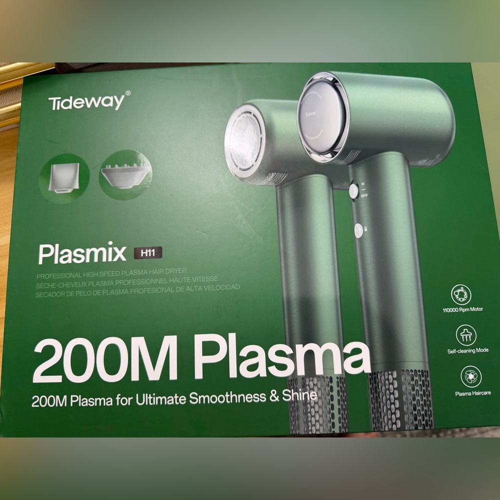 TIDEWAY PLASMIX H11 PLASMA HAIR DRYER PROFESSIONAL HIGH SPEED BLOW DRYER